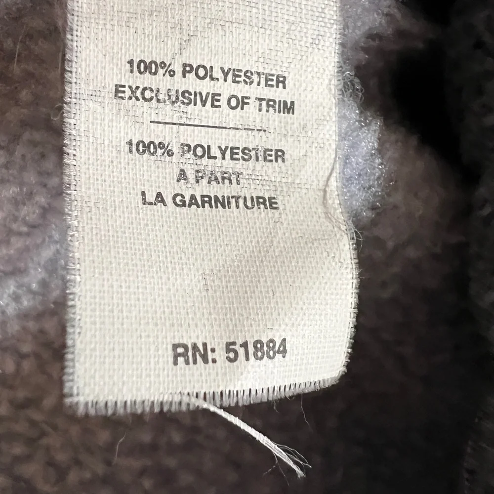 Patagonia Synchilla Women’s Fleece Jacket Full Zip Gray w/ Lavender Accents SZ M - Picture 7 of 8